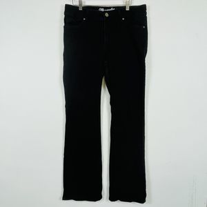 Wrangler Black Dark Wash Bootcut Logo Pockets Denim Jeans Juniors 11‎ x 32